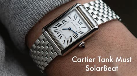 cartier tank solo solarbeat|cartier tank must reviews.